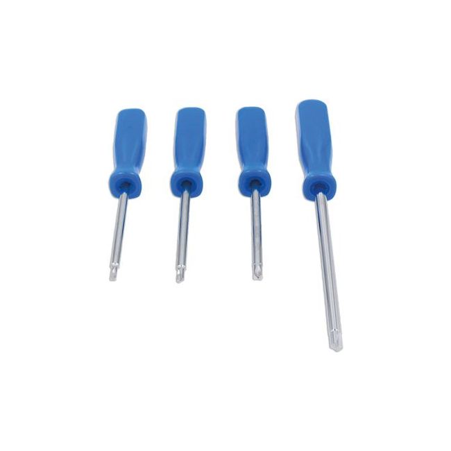 Laser Clutch Head Screwdriver Set 4pc 8477 Laser - Dynamic Drive