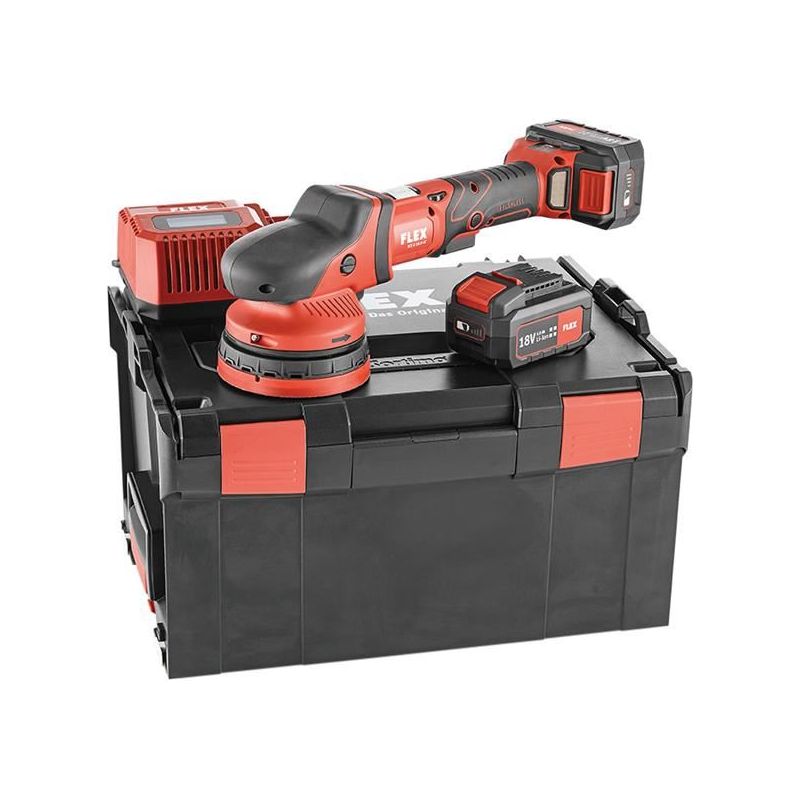 Flex Power Tools XCE 8125 18.0-EC Random Orbital Polisher 18V 2 x 5.0Ah Li-ion Flex Power Tools - Dynamic Drive