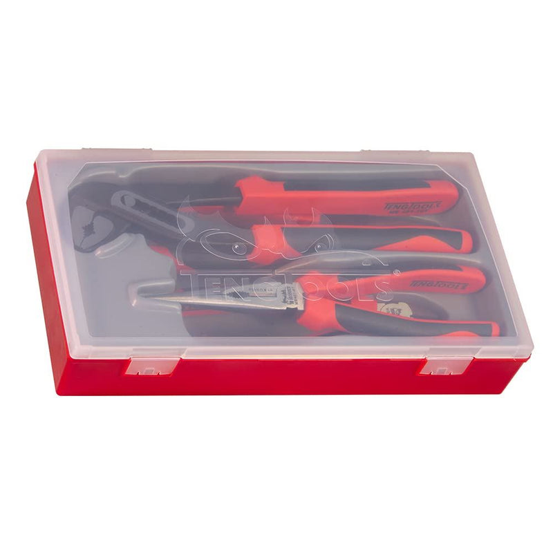 Teng Tools Plier Set TPR Grip TT1 4 Pieces Teng Tools - Dynamic Drive