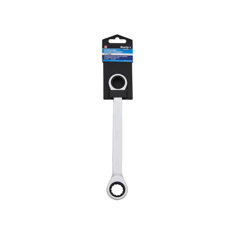 Bluespot Tools Double End Ratchet Spanner (17-19mm) BlueSpot Tools - Dynamic Drive