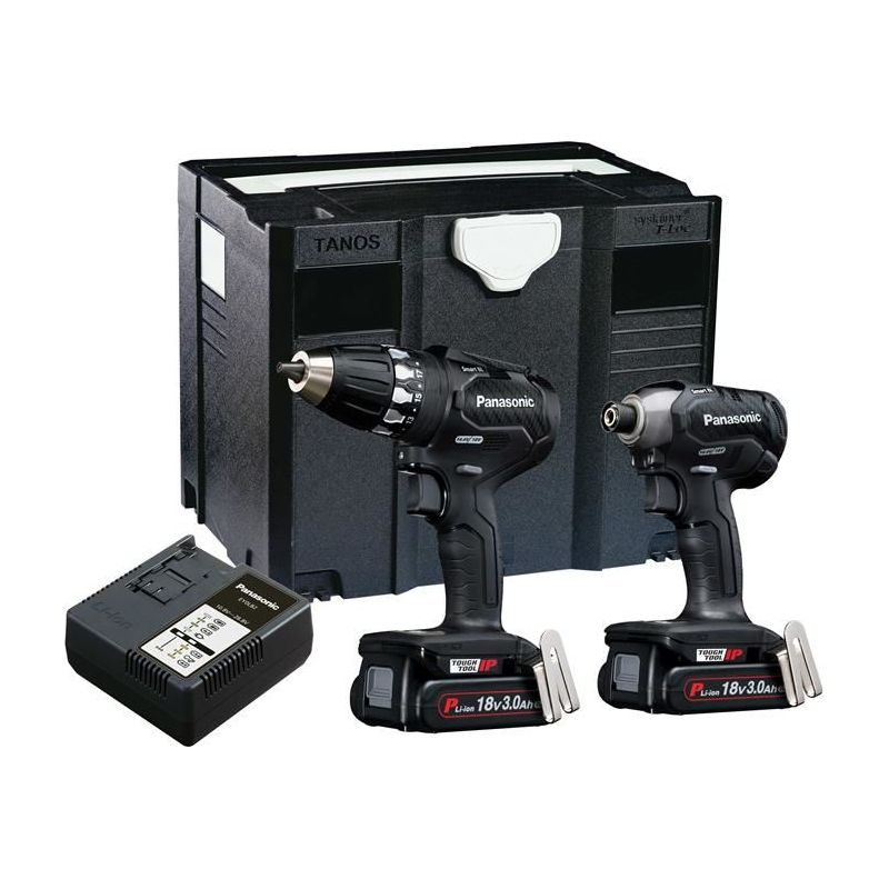 Panasonic EYC231PN Twin Pack 18V 2 x 3.0Ah Li-ion Panasonic - Dynamic Drive
