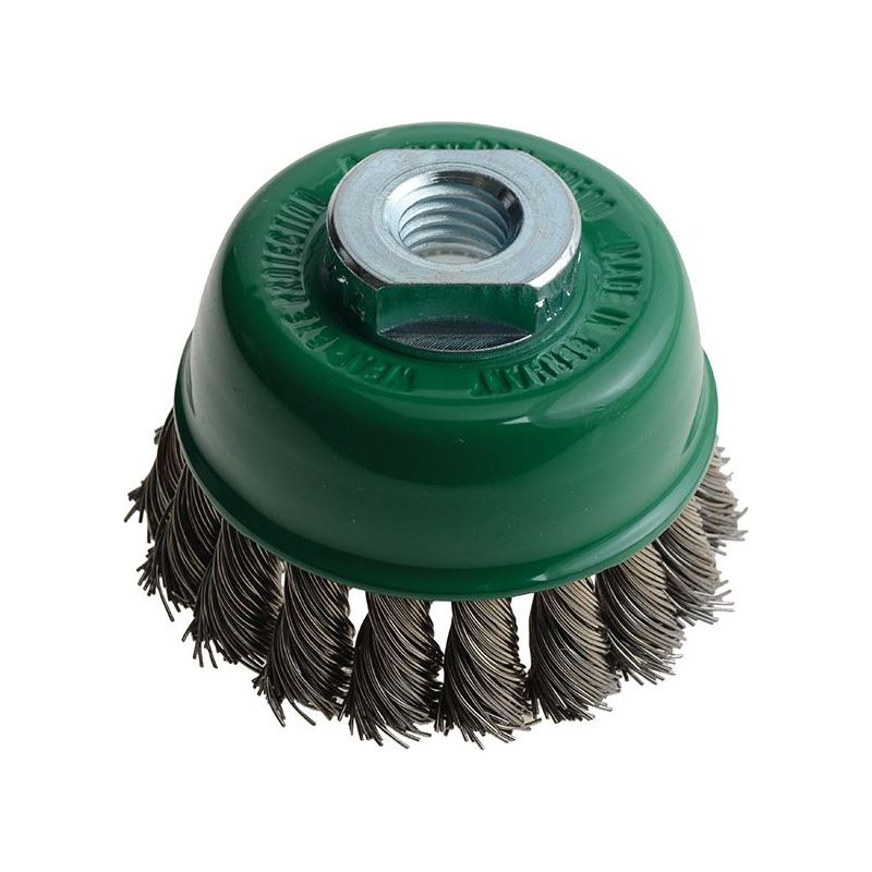 Lessmann Knot Cup Brush 65mm M14x2.0, 0.50 Stainless Steel Wire Lessmann - Dynamic Drive
