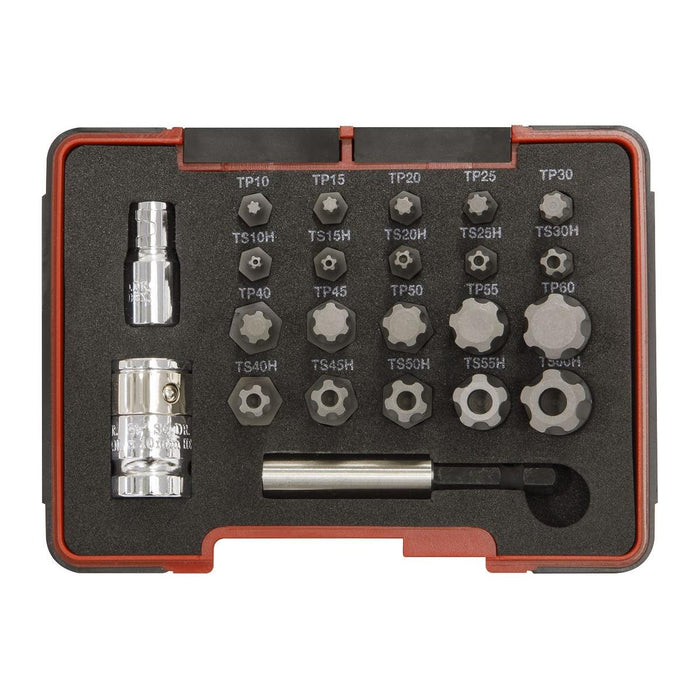 Sealey TRX-P* & Security TRX-TS* Bit Set 23pc 1/4" & 3/8"Sq Drive AK6226 Sealey - Dynamic Drive