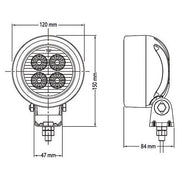 Ring Automotive RCV9590 4-LED Round Worklamp, 12 W, 9/50 V Ring Automotive - Dynamic Drive