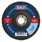Sealey Flap Disc Zirconium 100mm 16mm Bore 60Grit FD10060 Sealey  - Dynamic Drive