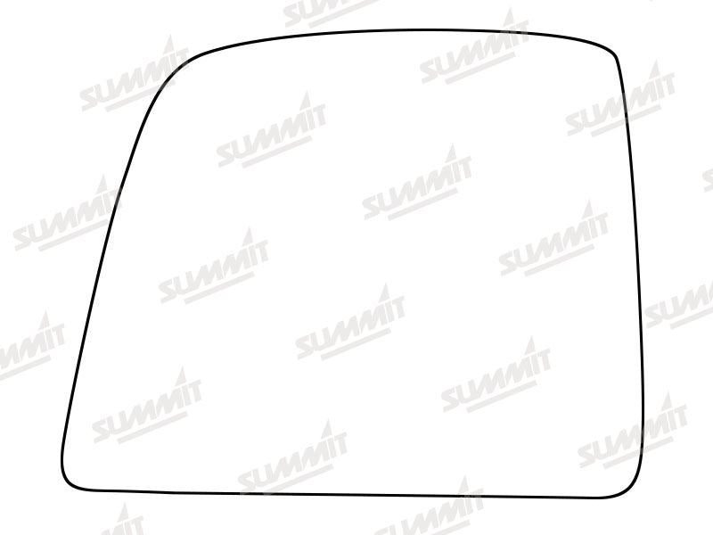 Summit Stick-On Commercial Mirror Glass fits Ford Connect LHS Summit - Dynamic Drive