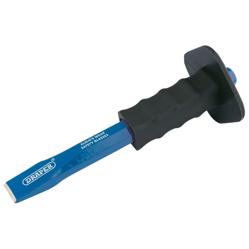 Draper Octagonal Shank Cold Chisel with Hand Guard, 25 x 250mm (Display Packed) Draper - Dynamic Drive