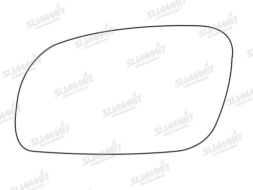 Summit Heated Base Plate With Standard Mirror Glass fits VW Touran 03 on LHS Summit - Dynamic Drive