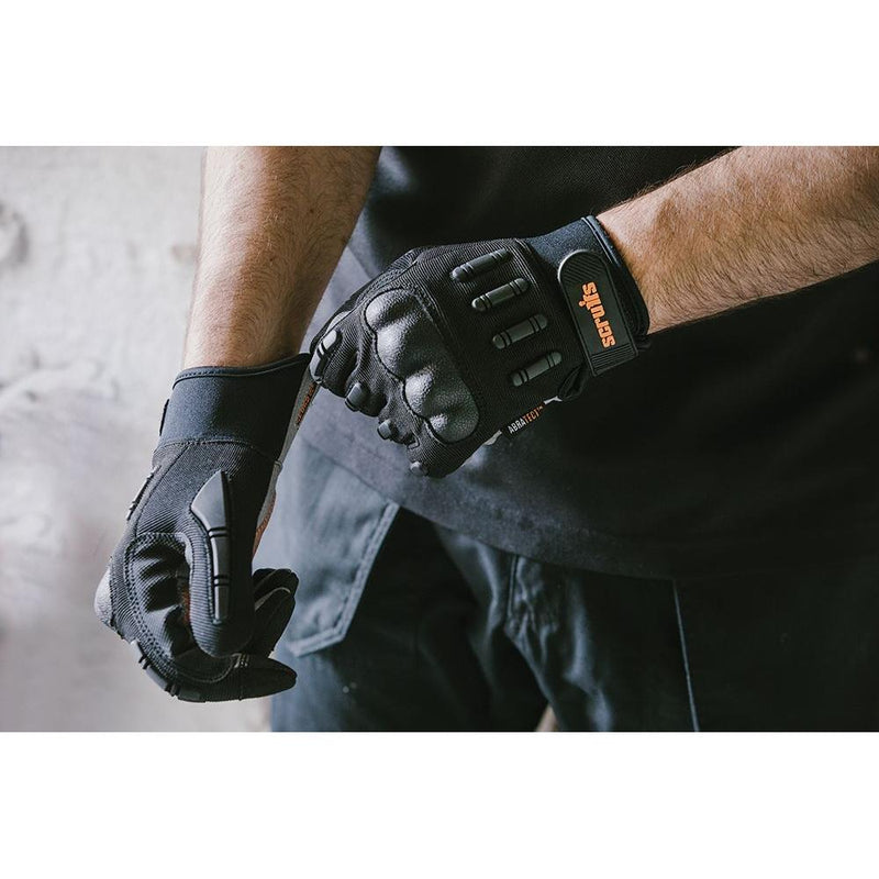 Scruffs Trade Shock Impact Gloves Black L / 9 Scruffs - Dynamic Drive