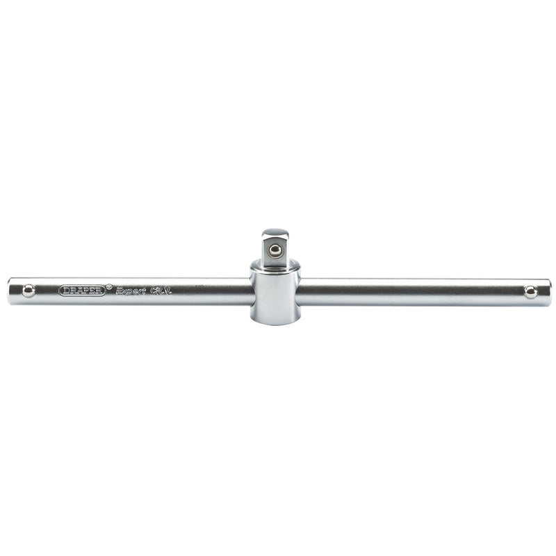 Draper Satin Chrome Sliding T Bar, 1/2" Sq. Dr. 16790 Draper - Dynamic Drive