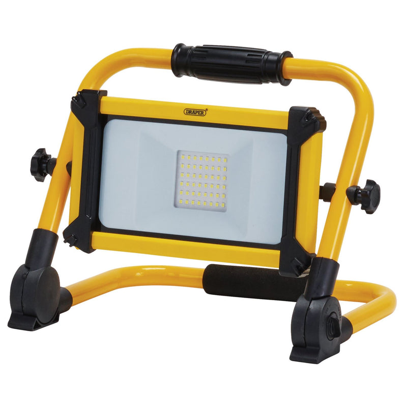 Draper 230V Rechargeable Folding Site Light, 10W, 1100 Lumens 03182 Draper - Dynamic Drive