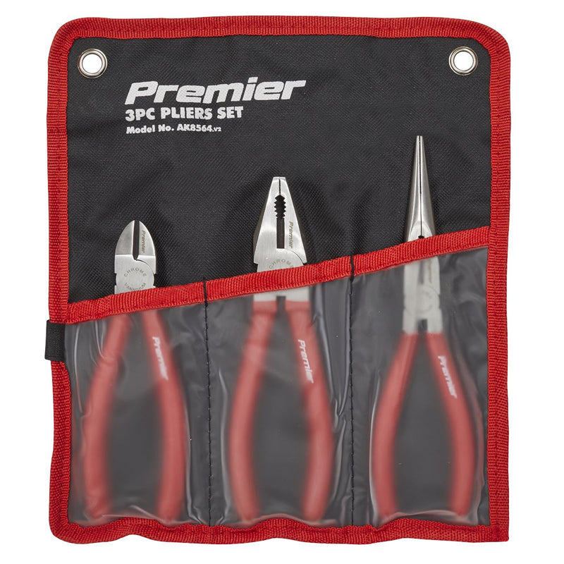 Sealey Pliers Set 3pc AK8564 Sealey - Dynamic Drive