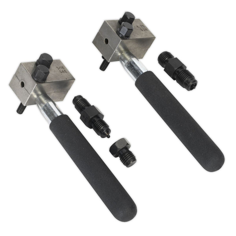 Sealey On-Vehicle Micro Brake Pipe Flaring Tool Set PFT11 Sealey - Dynamic Drive