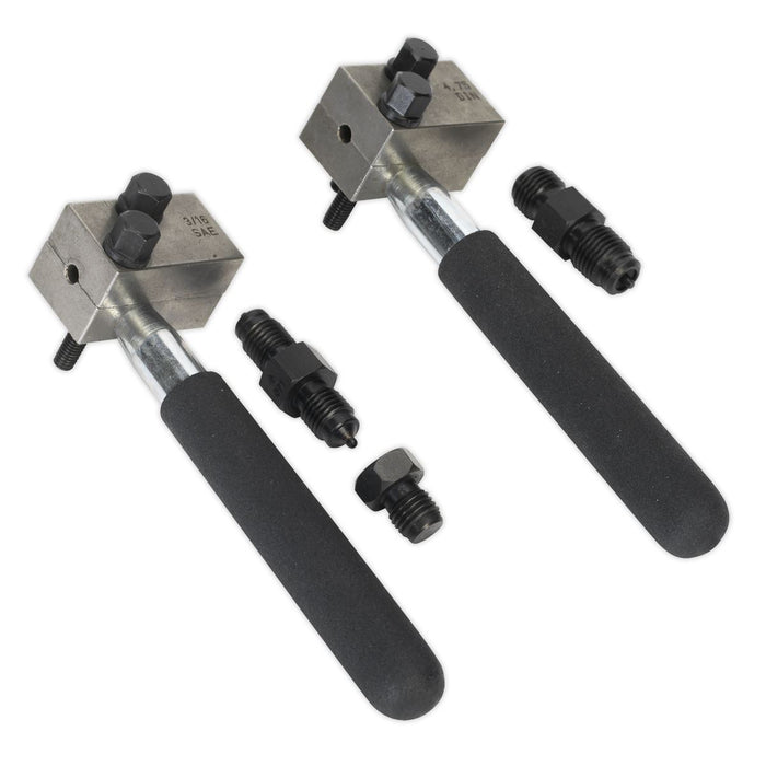 Sealey On-Vehicle Micro Brake Pipe Flaring Tool Set PFT11 Sealey - Dynamic Drive