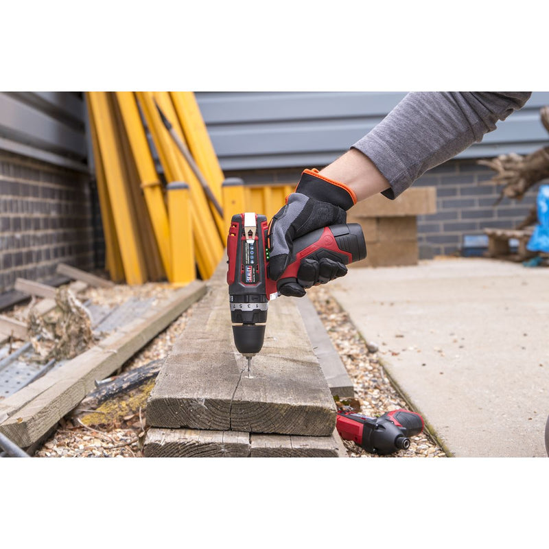 Sealey Cordless Combi Drill10mm 12V SV12 Series Body Only CP1201 Sealey - Dynamic Drive