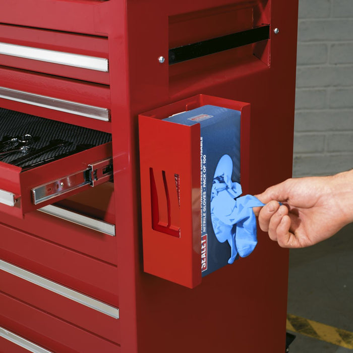 Sealey Magnetic Disposable Glove Dispenser Metal Wall Mounted Self Adjusting Sealey  - Dynamic Drive