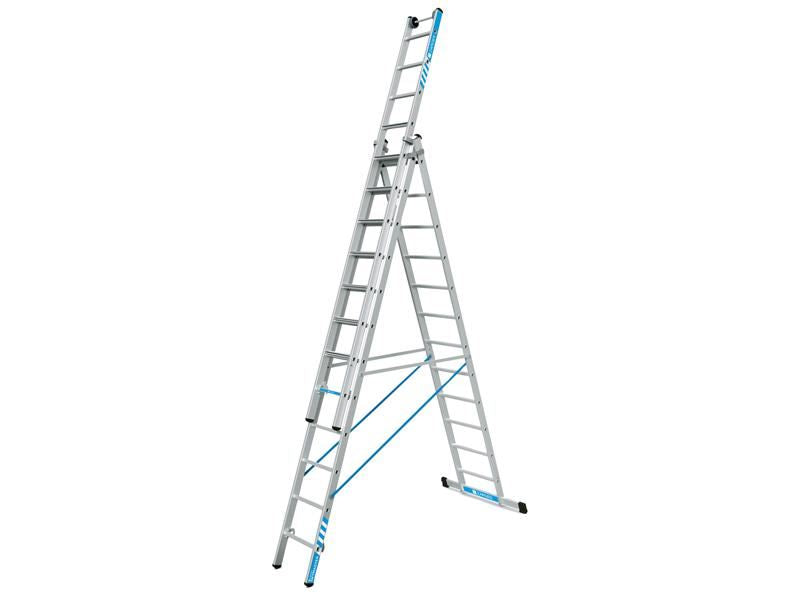Zarges Skymaster Plus X Combination Ladder 3-Part 3 x 12 Rungs Zarges - Dynamic Drive