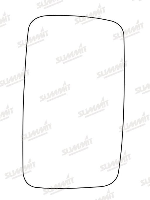 Summit Non-Heated Base Plate With Commercial Mirror Glass fits Mercedes Sprinter Van 95 to 00 LHS Summit - Dynamic Drive