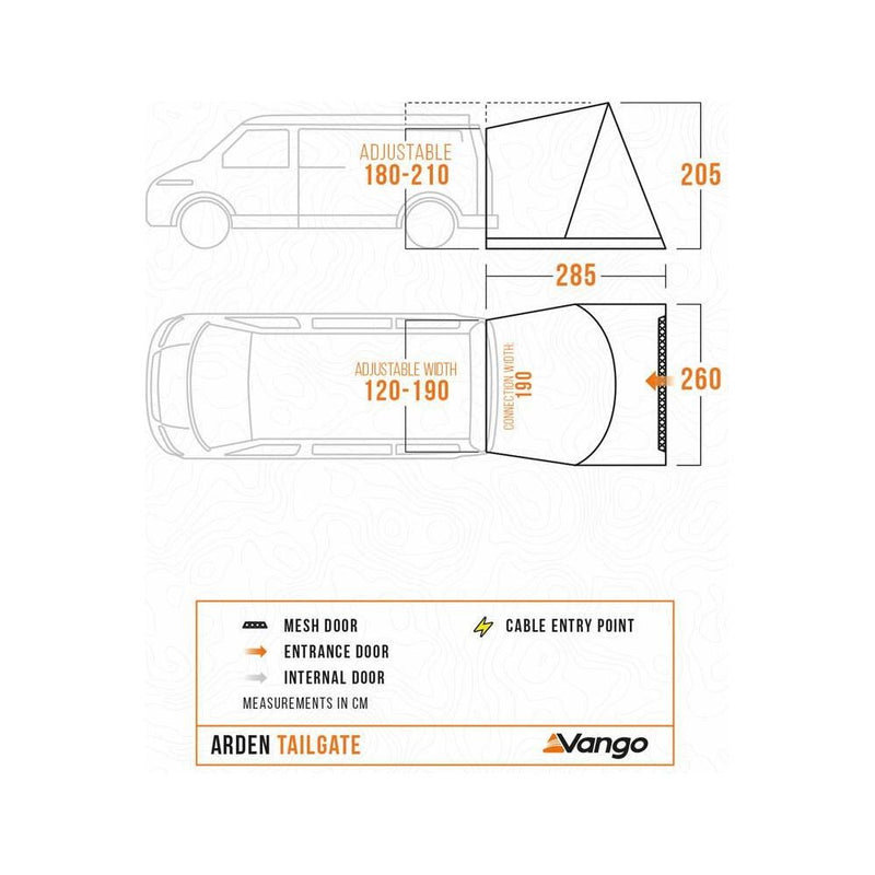 Vango Arden Tailgate Tailgate Smoke Vango - Dynamic Drive