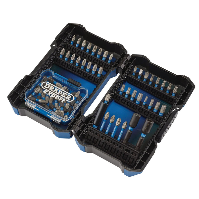 Draper Expert Impact Screwdriver Bit Set, 1/4" Hex (65 Piece) 04932 Draper - Dynamic Drive