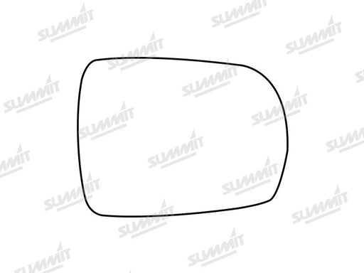 Summit Stick-On Standard Mirror Glass fits Ford Edge 14 to 17 RHS Summit - Dynamic Drive
