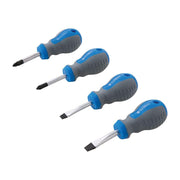 Silverline Stubby Screwdriver Set 4pce 4pce Silverline - Dynamic Drive