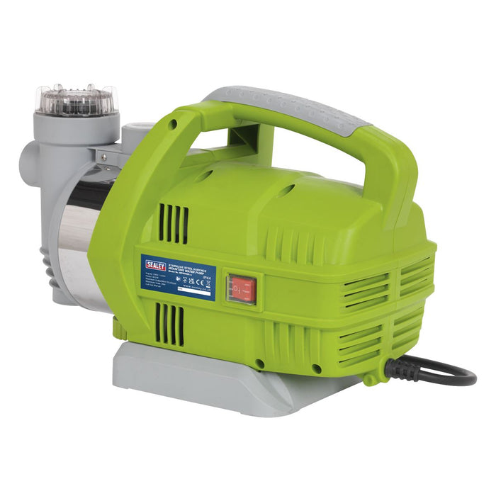 Sealey Surface Mounting Water Pump Stainless Steel 55ltr/min 230V WPS062S Sealey  - Dynamic Drive