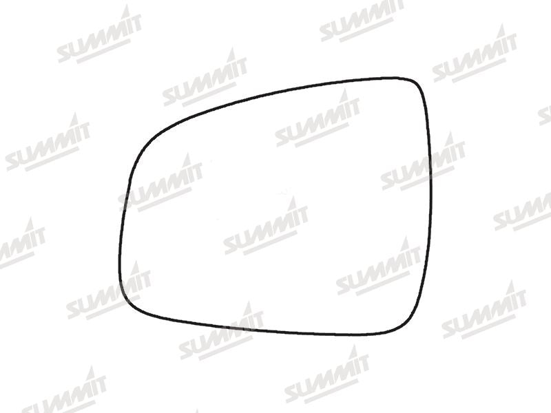 Summit Heated Base Plate With Standard Mirror Glass fits Dacia Duster 14 on LHS Summit - Dynamic Drive