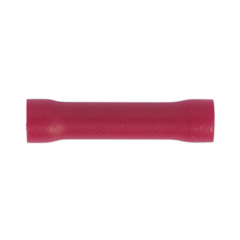 Sealey Butt Connector Terminal 3.3mm Red Pack of 100 RT29 Sealey  - Dynamic Drive