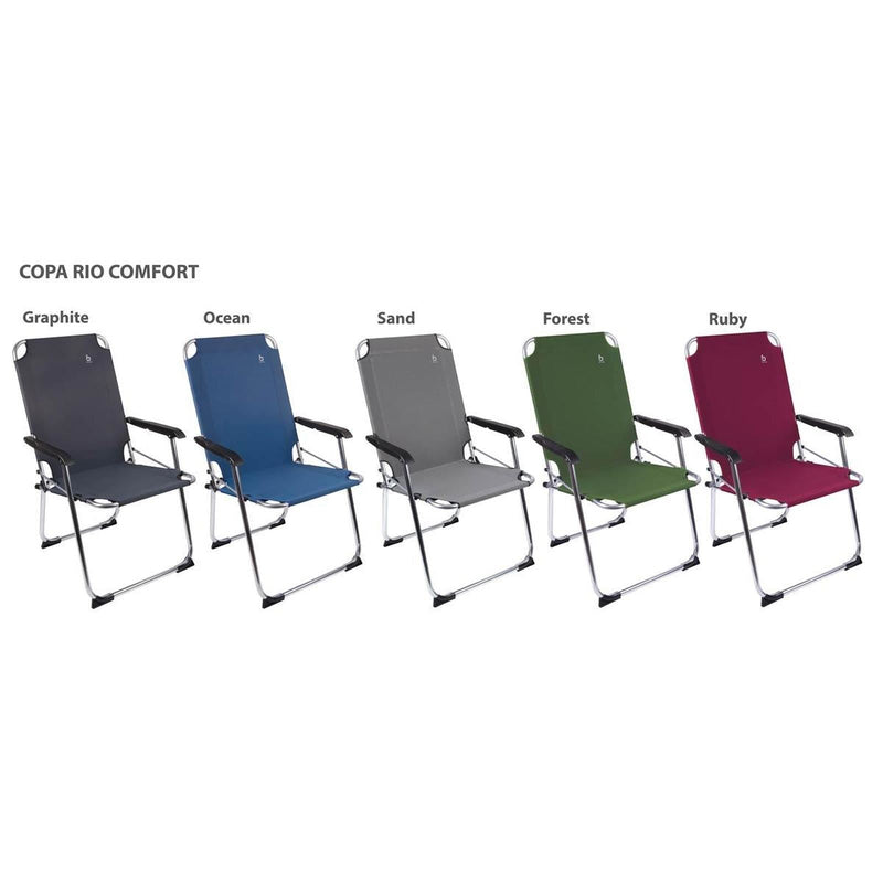 Bo-Camp Chair Copa Rio L Aluminium Graphite Bo-Camp - Dynamic Drive