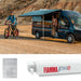 Fiamma Polar White F80S 425 Royal Grey Fabric (07830F01R) Winch Handle Wall Mounted Fiamma - Dynamic Drive