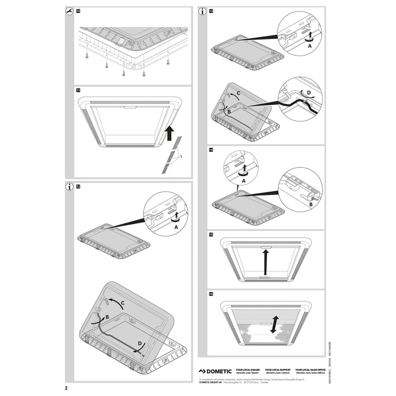 Dometic Heki 2 Rooflight 9104100235 Dometic - Dynamic Drive