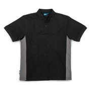 Tough Grit 2-Tone Polo Black / Charcoal XS Tough Grit - Dynamic Drive