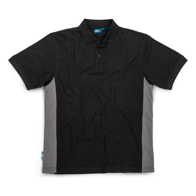 Tough Grit 2-Tone Polo Black / Charcoal XS Tough Grit - Dynamic Drive