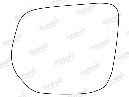 Summit Stick-On Standard Mirror Glass fits Isuzu D-Max 12 on LHS Summit - Dynamic Drive