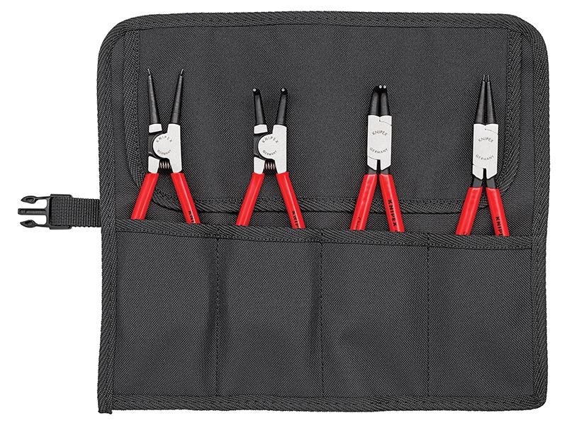 Knipex Circlip Pliers Set in Roll, 4 Piece Knipex - Dynamic Drive