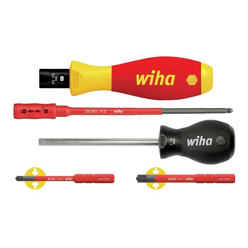 Wiha TorqueVario®-S electric Screwdriver Set, 5 Piece Wiha - Dynamic Drive