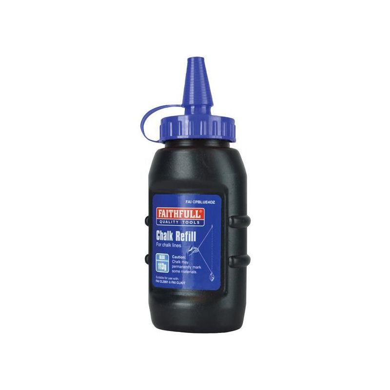 Faithfull Chalk Powder Blue 113g Faithfull - Dynamic Drive