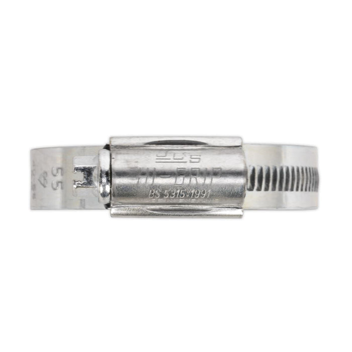 Sealey HI-GRIPï Hose Clip Zinc Plated80-100mm Pack of 10 HCJ4X Sealey - Dynamic Drive