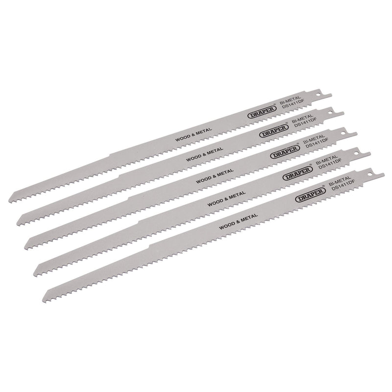 Draper Bi-metal Reciprocating Saw Blades for Multi-Purpose Cutting, 300mm, 6tpi Draper - Dynamic Drive