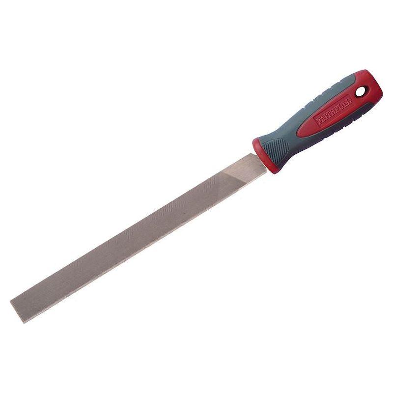 Faithfull Handled Hand Bastard Cut Engineers File 300mm (12in) Faithfull - Dynamic Drive