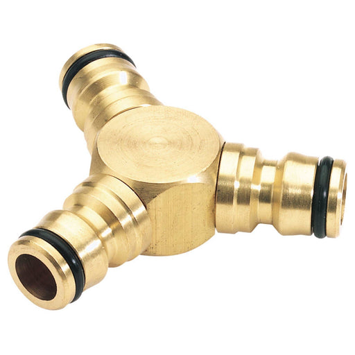 Draper Brass 3 Way Connector 36238 Draper - Dynamic Drive
