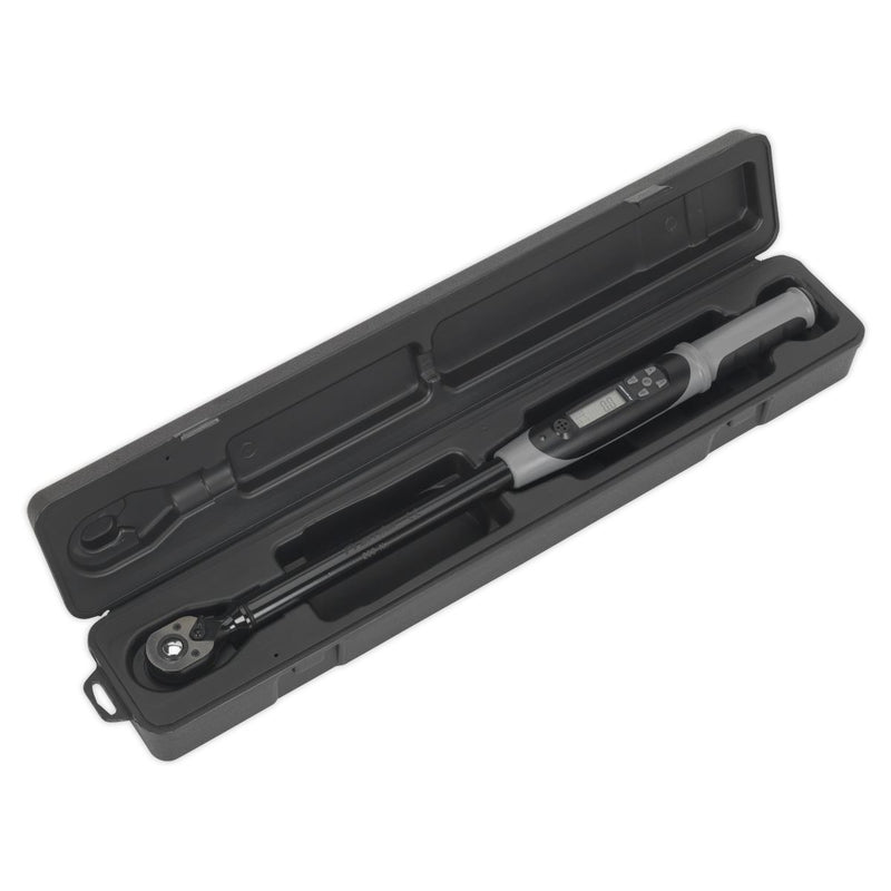 Sealey Angle Torque Wrench Digital 1/2"Sq Dr 20-200Nm Black Series STW306B Sealey  - Dynamic Drive