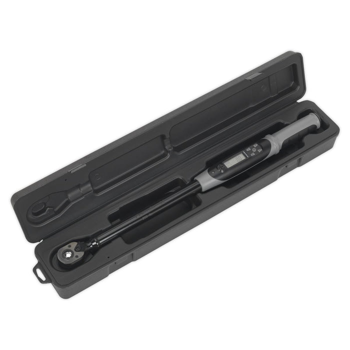Sealey Angle Torque Wrench Digital 1/2"Sq Dr 20-200Nm Black Series STW306B Sealey  - Dynamic Drive