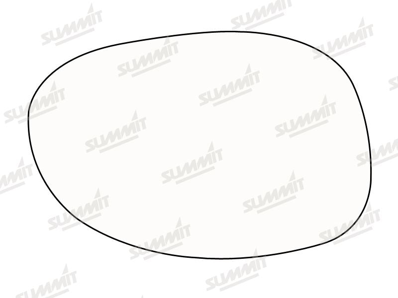 Summit Stick-On Standard Mirror Glass fits PT Cruiser RHS Summit - Dynamic Drive