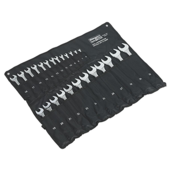 Sealey Combination Spanner Set 25pc Jumbo Metric S0401 Siegen by Sealey - Dynamic Drive