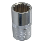 King Dick Socket SD 1/2" Metric 12pt 16mm King Dick - Dynamic Drive