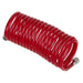 Sealey PE Coiled Air Hose Line 5m x 5mm Bore 1/4" BSP Union Fittings Couplings Sealey  - Dynamic Drive