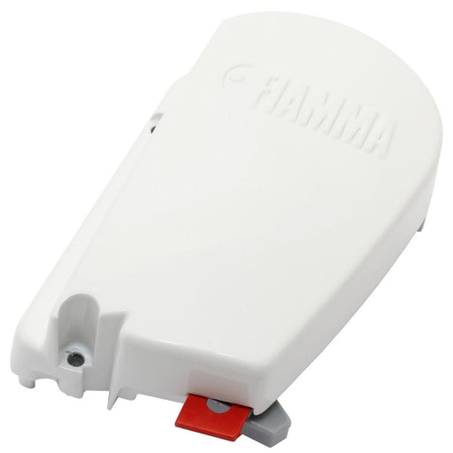 Fiamma F70 Polar White Left Hand End Cap (98673 130) Fiamma - Dynamic Drive