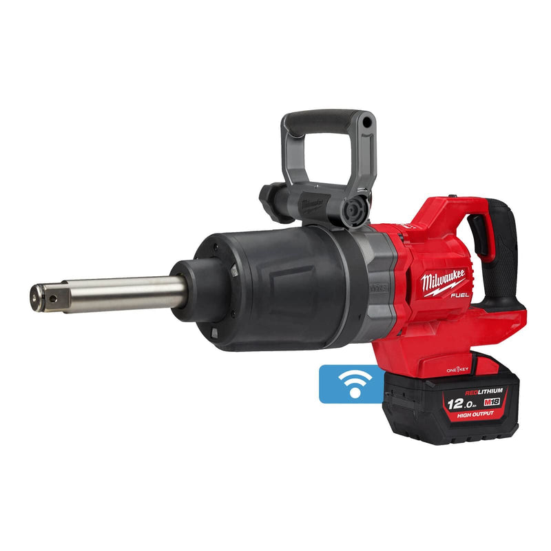 Milwaukee M18 FUEL ONE-KEY 1in. High Torque D-Handle Impact Wrench With Friction Ring And Extended Anvil Milwaukee - Dynamic Drive